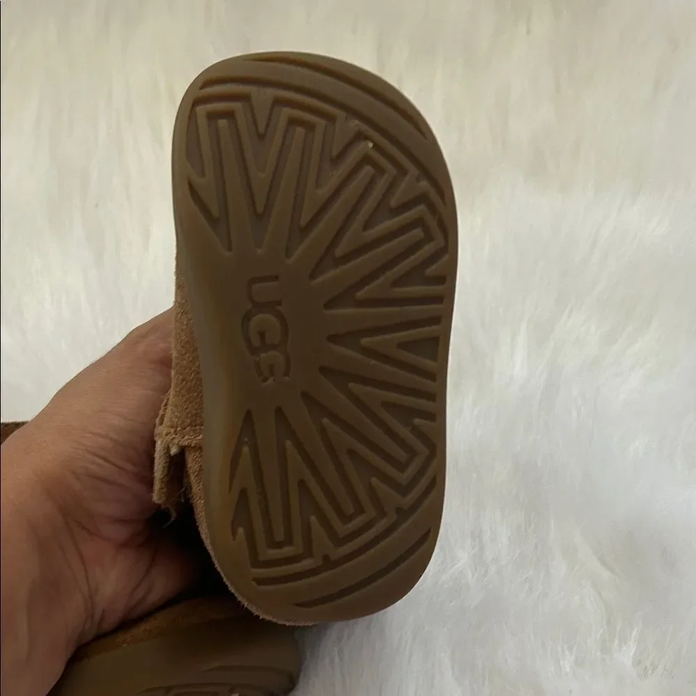 UGG Tan Shearling-Lined Boots kids